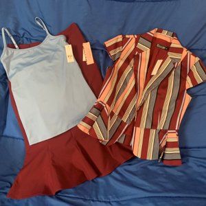 New York & Co 7th Ave Skirt, Camisole, and Jacket